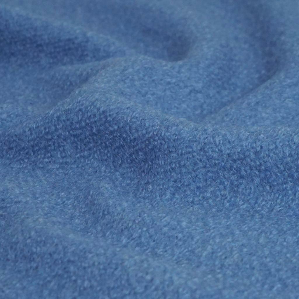 Strickbouclé Wollemix hellblau